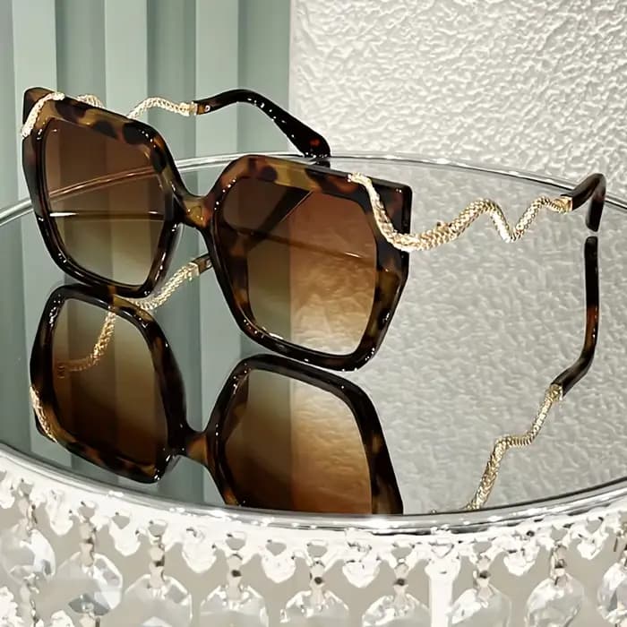 Lunettes rondes surdimensionnées pour femmes
