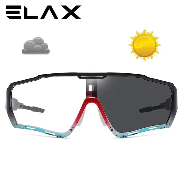 ELAX tout nouveau Style lunettes de soleil photochromiques sport hommes femmes vtt vélo