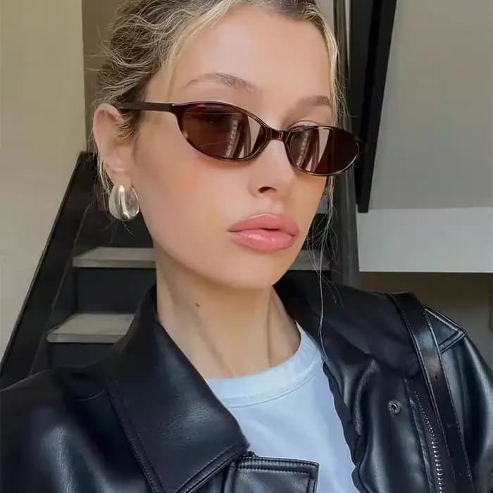 Lunettes de soleil ovales pour femmes