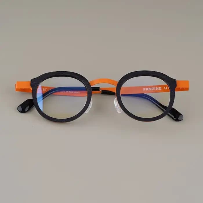 Montures de lunettes de haute qualité France Designr Style Vintage rétro lunettes ovales mode monture de lunettes lunettes FANZINE