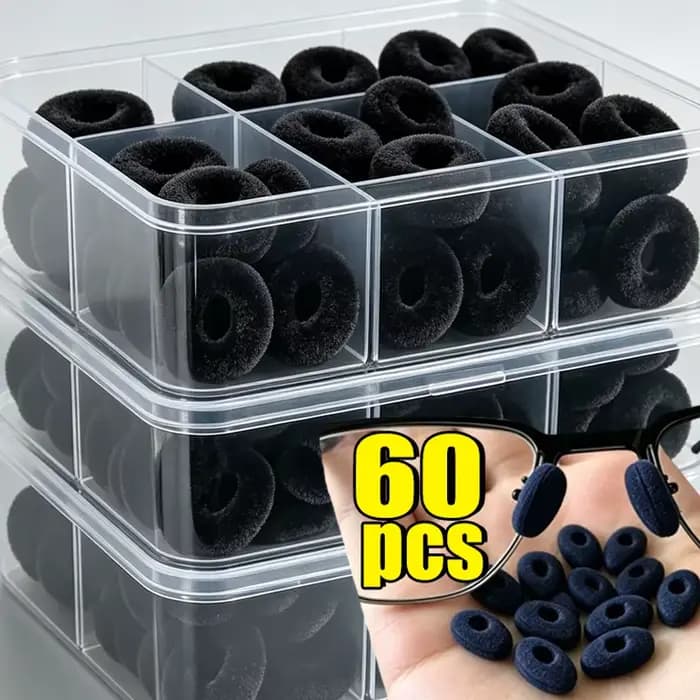 Coussinets de nez autocollants en mousse souple antidérapante pour lunettes