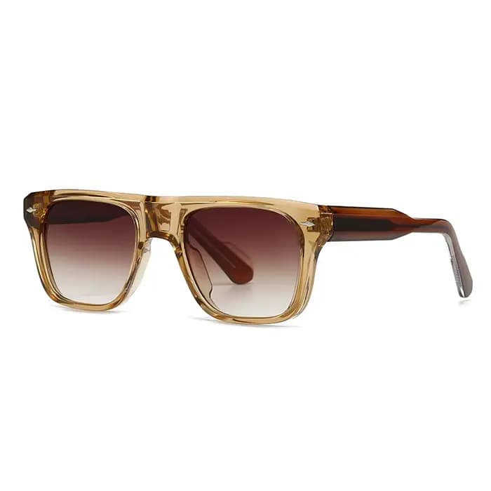 Lunettes de soleil carrées Punk Vintage pour hommes et femmes