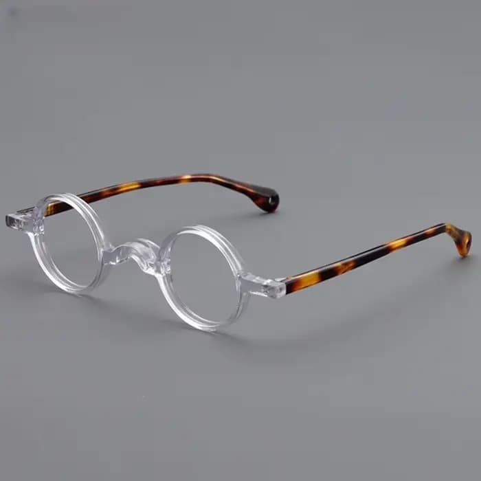 Lunettes optiques rondes en Fiber d'acétate