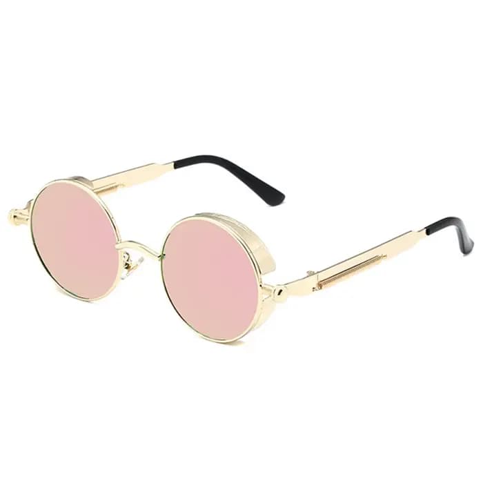 Lunettes de soleil polarisées en métal doré