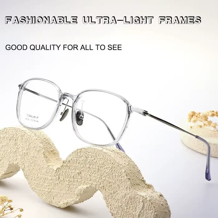 Lunettes ultralégères en titane pour femmes