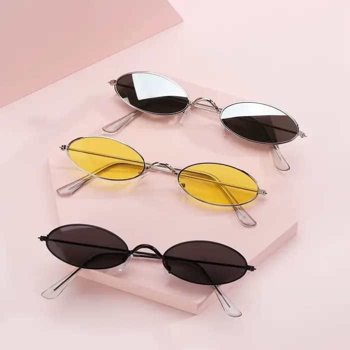 Lunettes de soleil rétro à petit cadre pour femmes