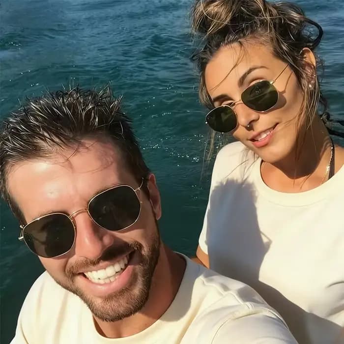 Lunettes de soleil hexagonales tendance pour femmes et hommes 2026 – Monture carrée en métal