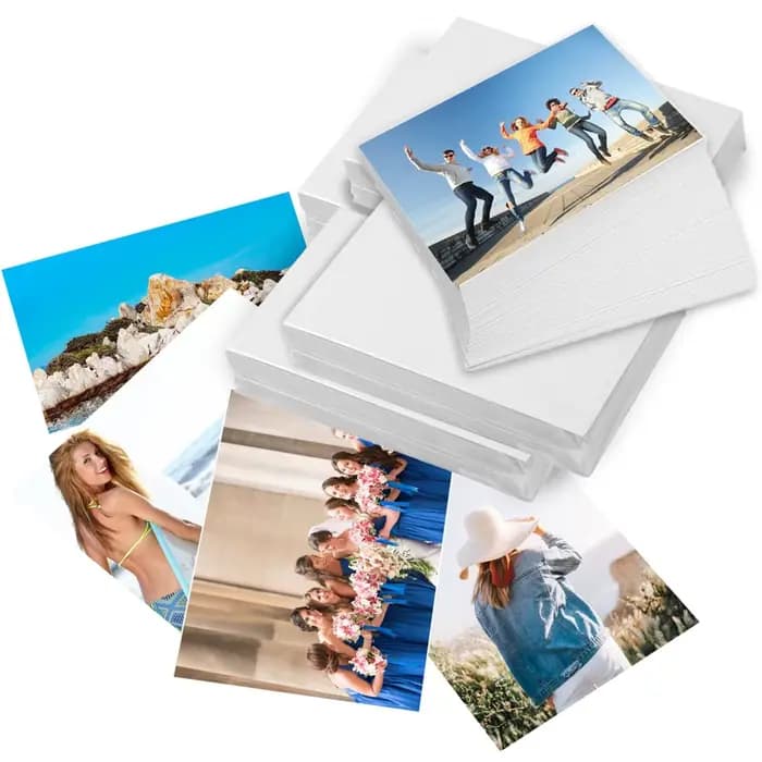 100 feuilles de papier Photo, papier Photo brillant de qualité supérieure 4 "x 6", papier Photo 200 g/m2, papier de brochure d'imprimante brillant, fournitures de bureau