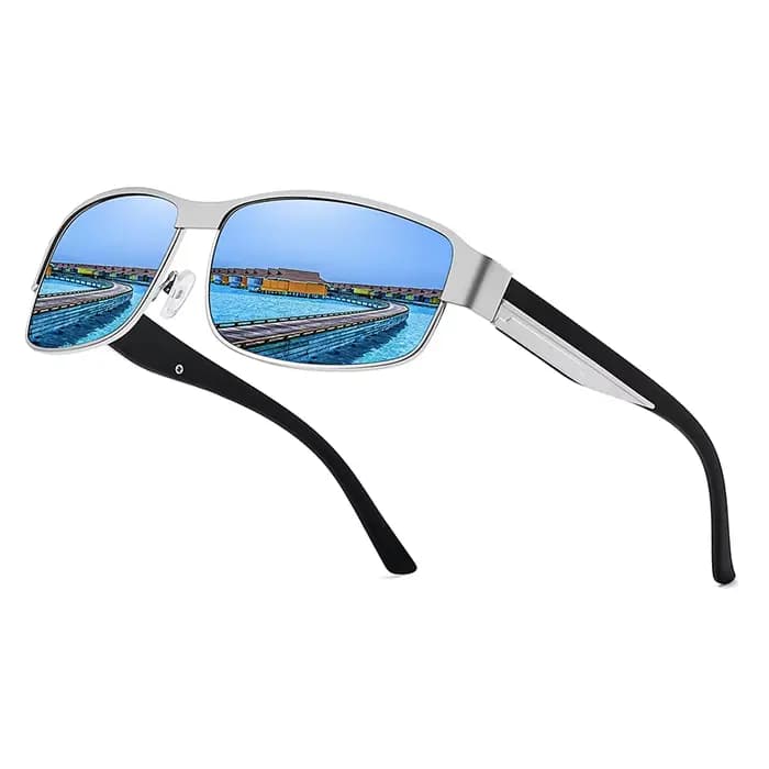 Lunettes de soleil de créateur vintage carrées de haute qualité pour hommes et femmes