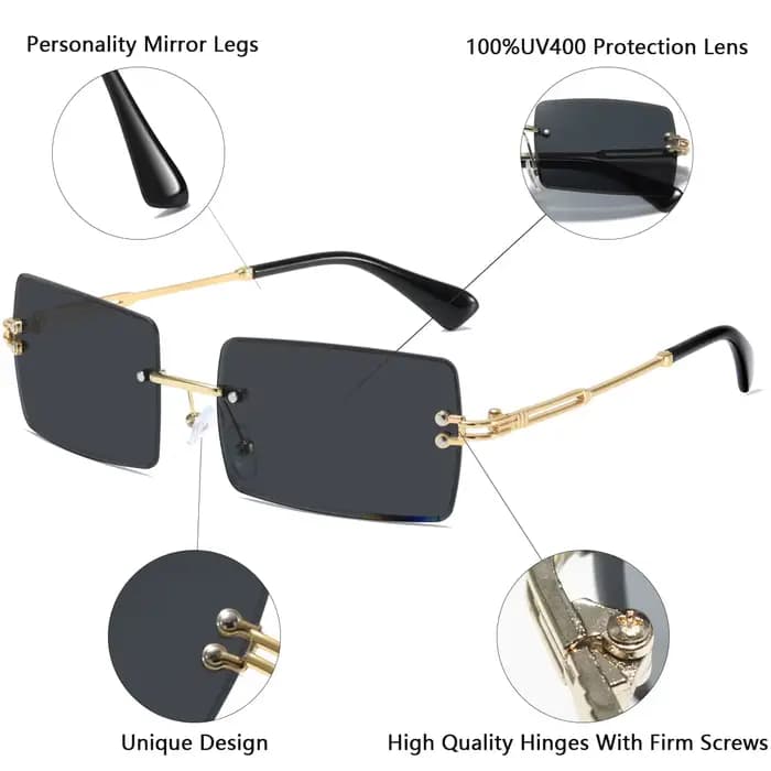 Lunettes de soleil rétro pour hommes et femmes