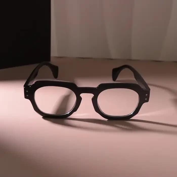 Lunettes carrées vintage pour hommes et femmes