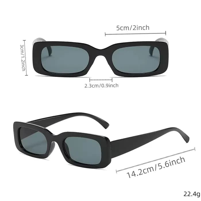 Lunettes de soleil carrées d'été pour femmes