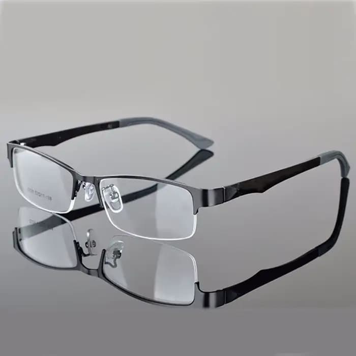 Reven Jate demi sans monture lunetes cadre optiq Prescription Semi-jante lettes