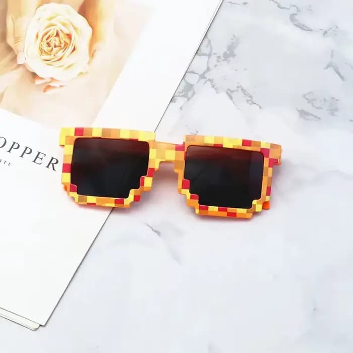 Lunettes de soleil carrées drôles pour enfants