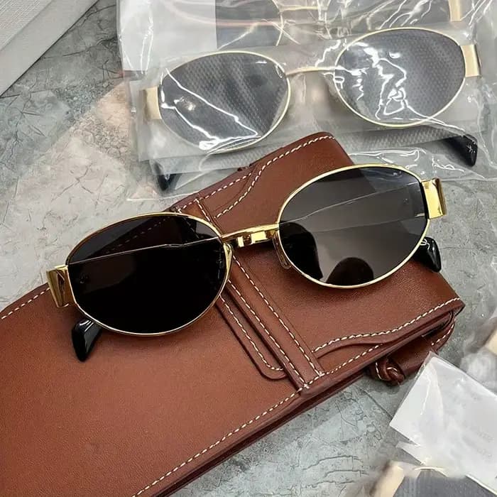 Lunettes de soleil ovales tendance pour femmes