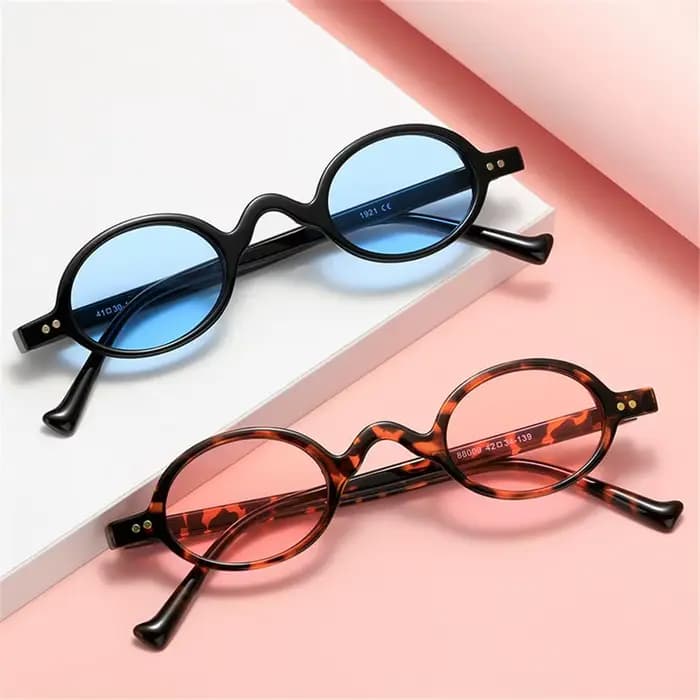 Lunettes de soleil rondes ovales pour hommes et femmes