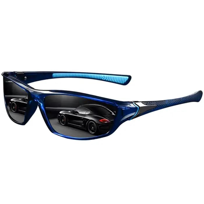 Lunettes de soleil de sport vintage avec chaîne pour hommes et femmes
