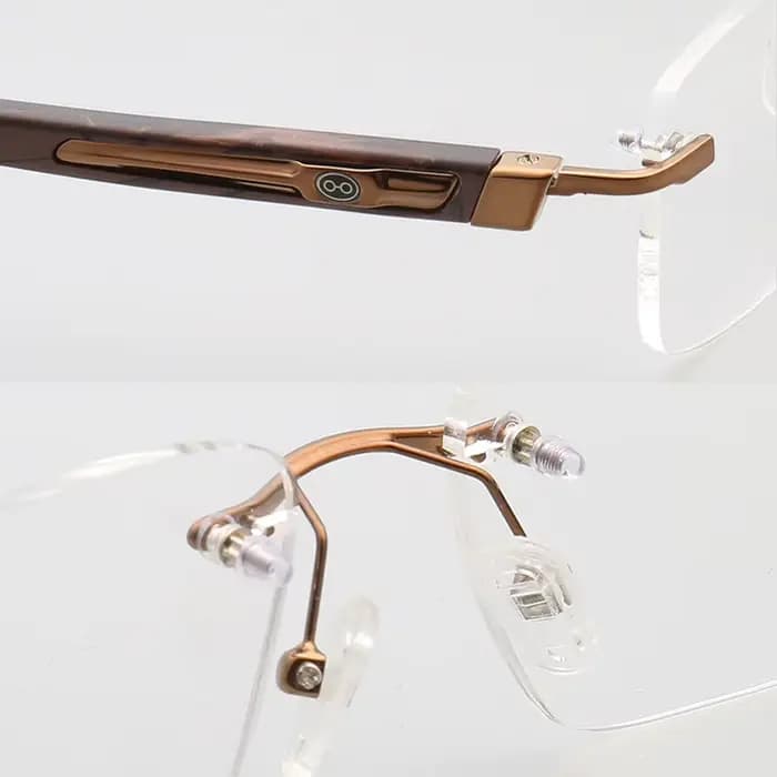 Lunettes de vue myopie sans monture Personnaliser les lentilles en résine