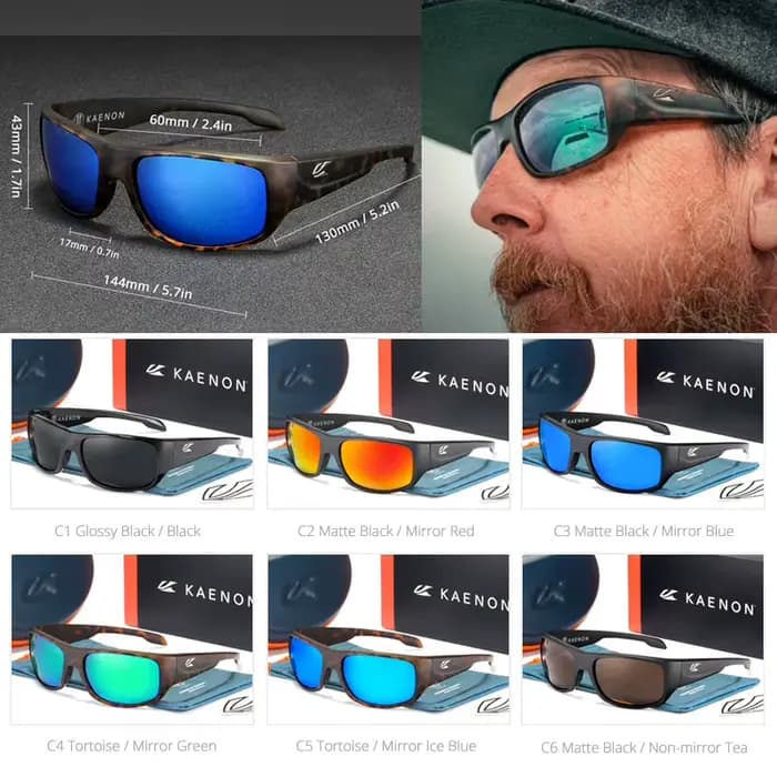 Agreenon-Lunettes de soleil polarisées pour hommes et femmes