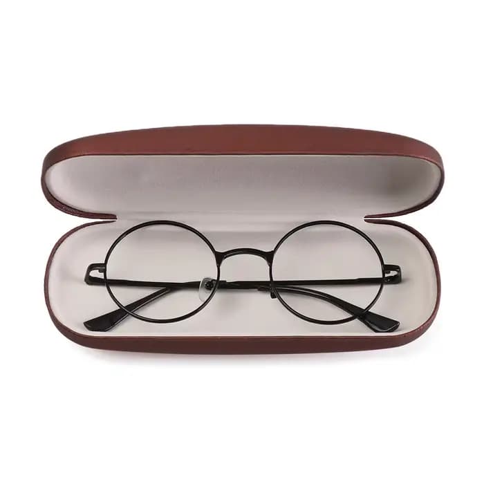Boîte à lunettes rigide pour hommes et femmes