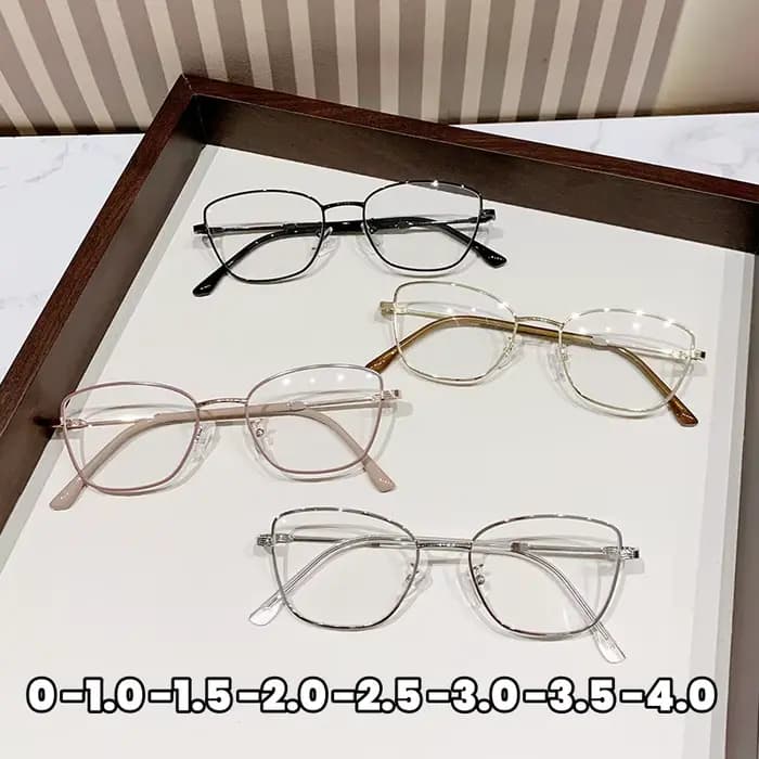 Lunettes de myopie carrées classiques pour femmes