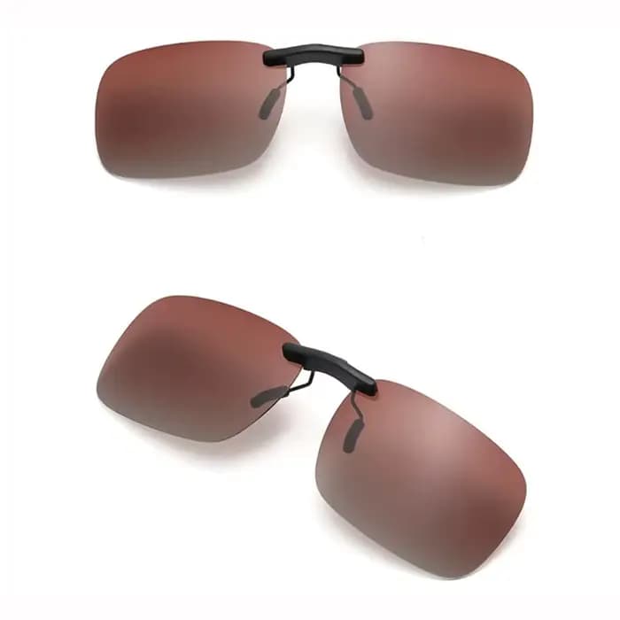Lunettes de soleil à clipser sans monture
