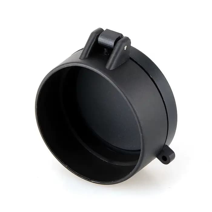 Couvercle de portée de fusil 25 5mm 64mm, couvercle d'objectif rabattable, capuchon à ressort rapide, couvercle d'objectif, calibre de portée de chasse