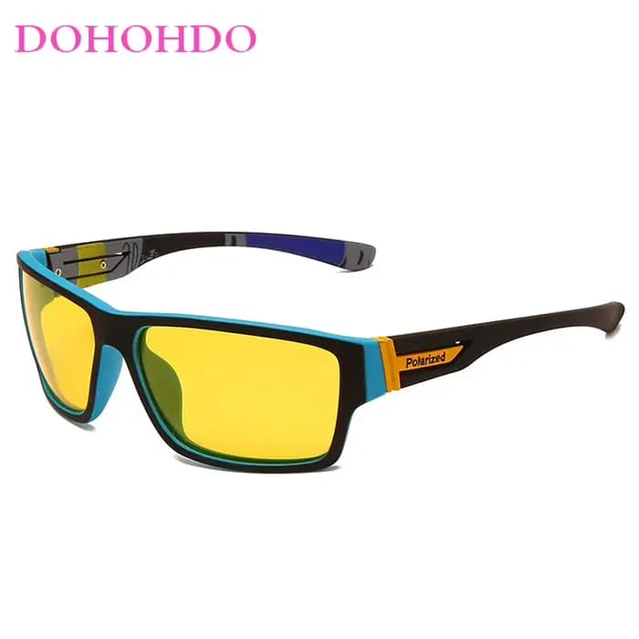 DOHOHDO nouveau classique rétro lunettes de soleil polarisées hommes carré conduite