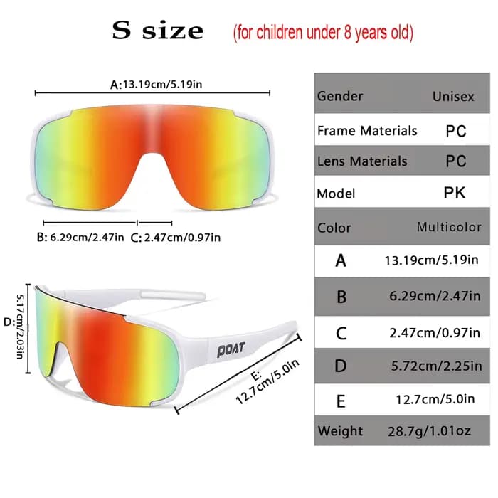 Lunettes de soleil tendance pour enfants de moins de 8 ans