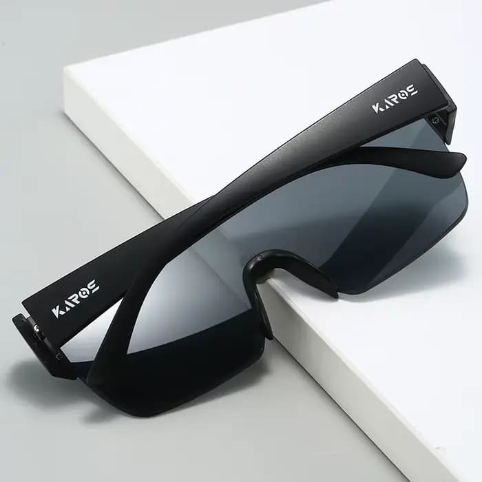 Lunettes de soleil vintage à grand cadre plat pour homme et femme