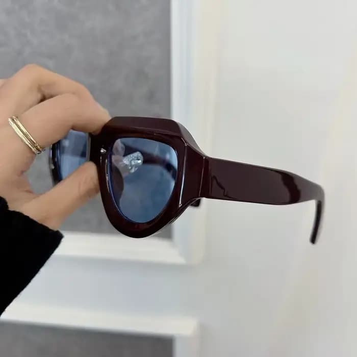 Lunettes de soleil carrées rondes rétro classiques pour femmes et hommes