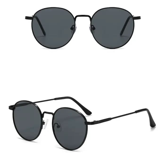 Lunettes de soleil rondes vintage pour hommes