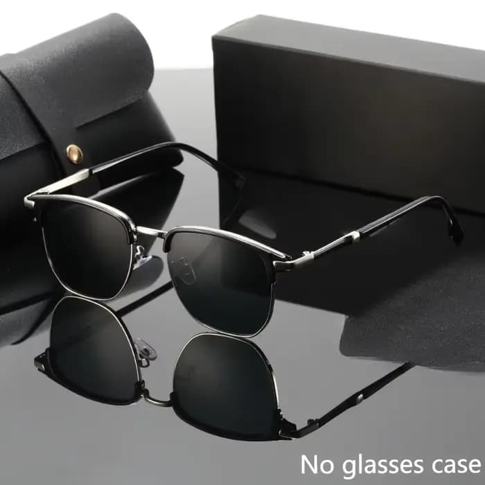 Lunettes de soleil unisexes noires