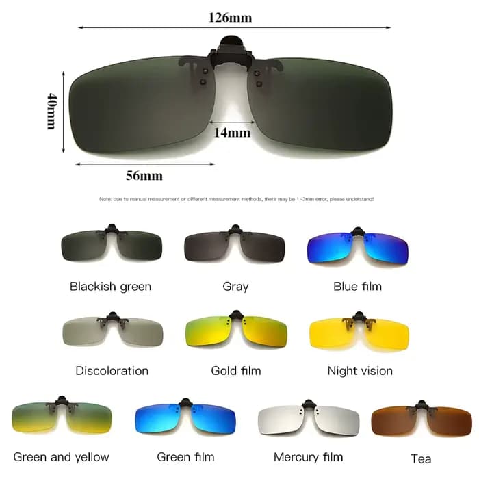 WarBLade lunettes de soleil polarisées lentilles Clip