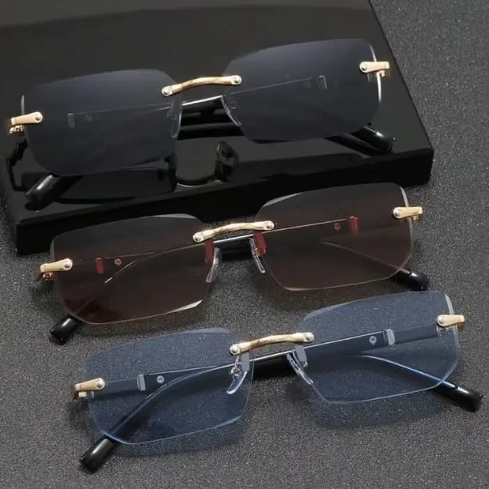 Lot de 3 lunettes de soleil sans monture