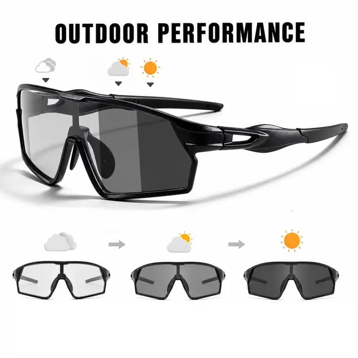 Lunettes de soleil photochromiques polarisées pour hommes et femmes