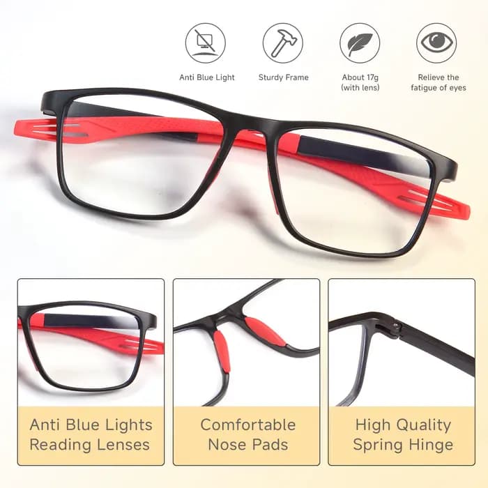 Lunettes de lecture progressives 3 en 1