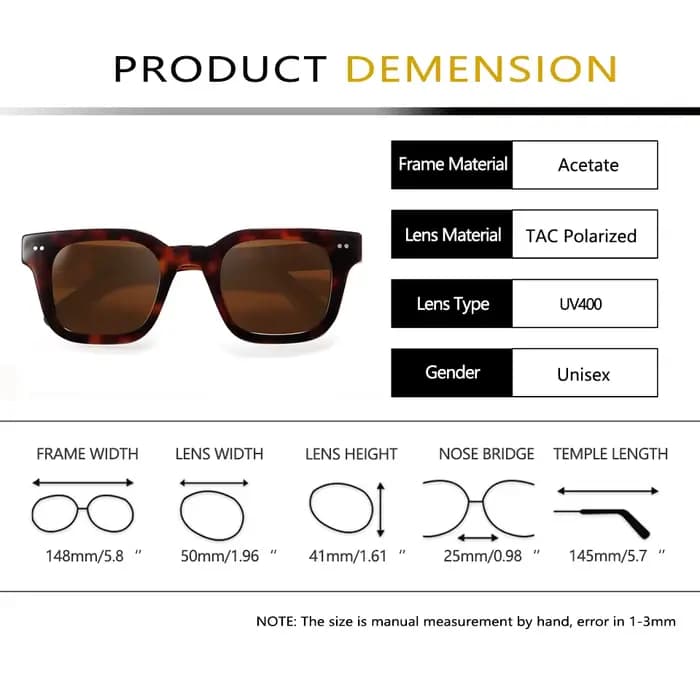 Chim 004 – lunettes de soleil de styliste en acétate noir pour hommes et femmes