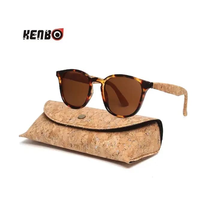 Lunettes de soleil Kenbo rétro en bois de bambou pour hommes et femmes