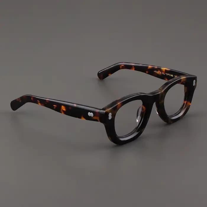 2025 lunettes cadre hommes haute qualité épais acétate carré marque à la main femmes Prescription