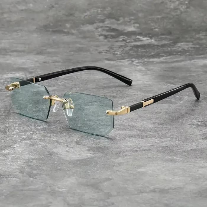 Lunettes de mode rétro à verres dégradés