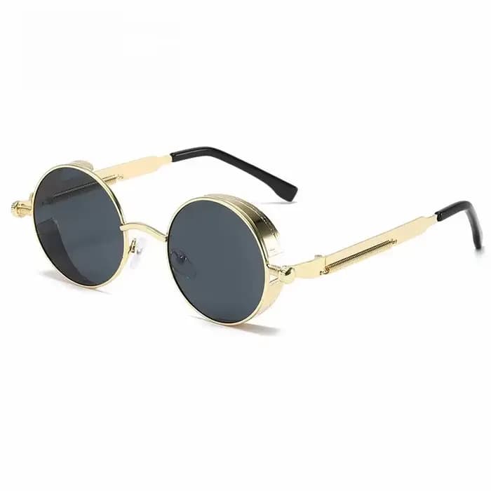 Lunettes De soleil Steampunk en métal pour hommes et femmes