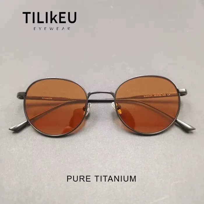 Nouvelles Lunettes de Soleil Tendance en Titane Pur pour Hommes