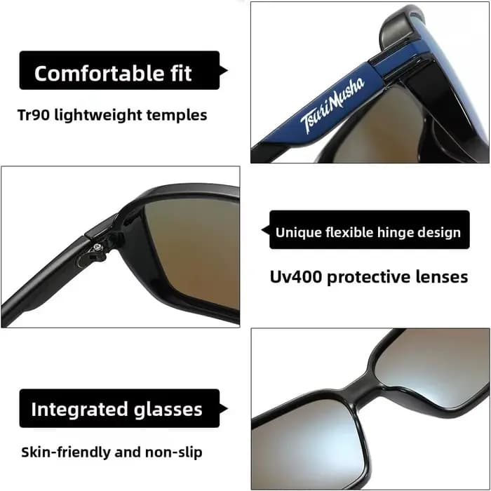 Lunettes de soleil polarisées TsuriMusha 2026