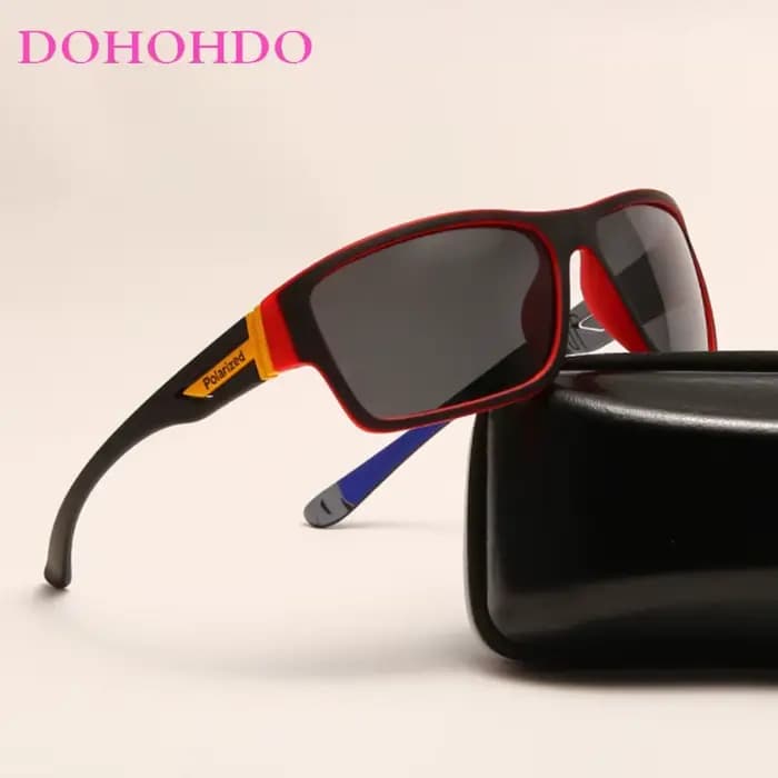 DOHOHDO nouveau classique rétro lunettes de soleil polarisées hommes carré conduite