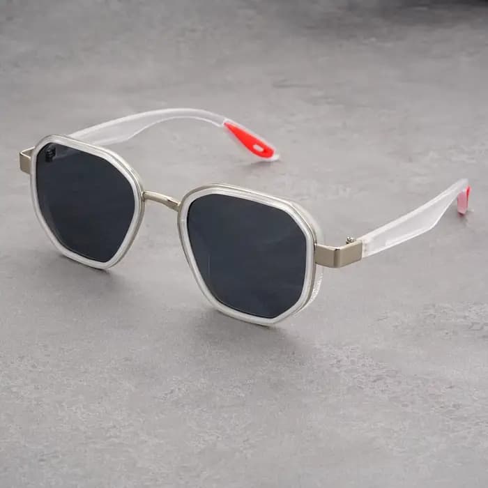 Designer Vintage lunettes de soleil en plein air hommes rond mode plastique titane haute qualité