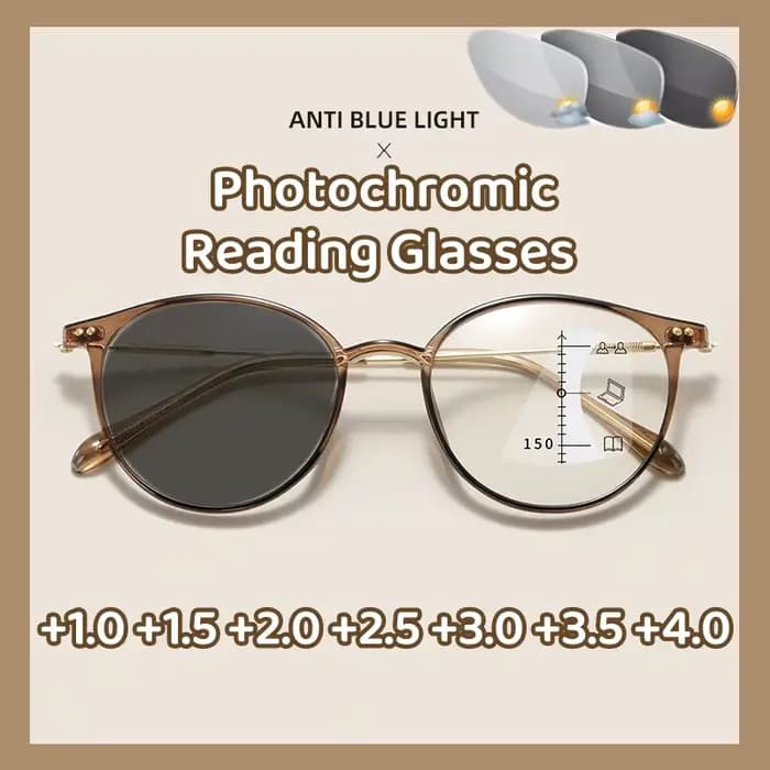Lunettes de lecture multifocales rondes et tendance