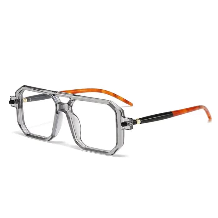 Lunettes de soleil polygonales rectangulaires tendance pour femmes et hommes