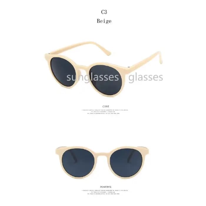 Lunettes de soleil rondes pour femmes, lunettes rétro pour femmes