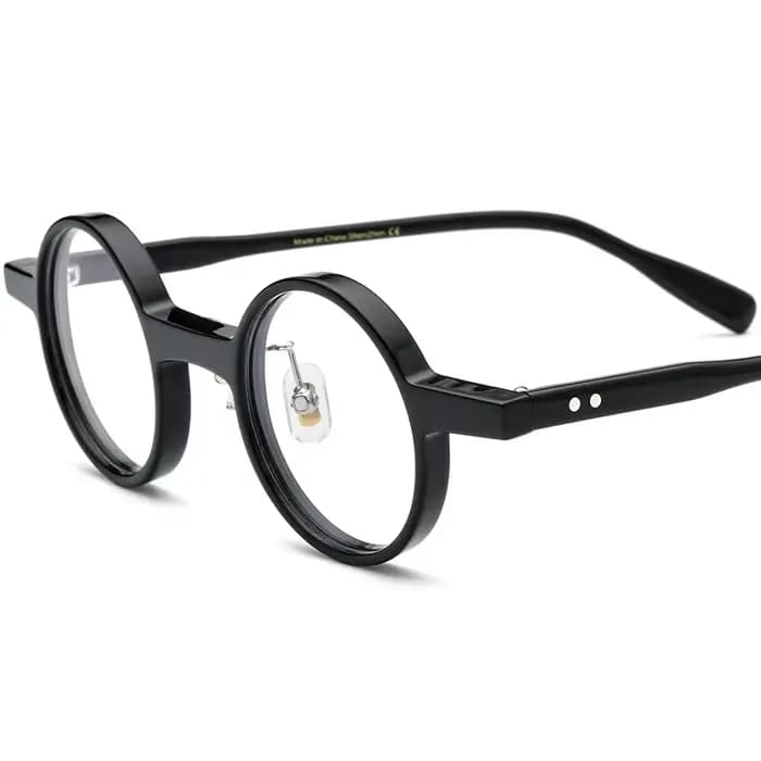 Lunettes optiques rondes en acétate pour hommes et femmes